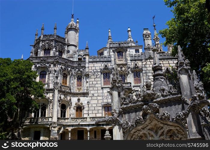 Quinta da Regaleira Palace in Sintra, Lisbon, Portugal
