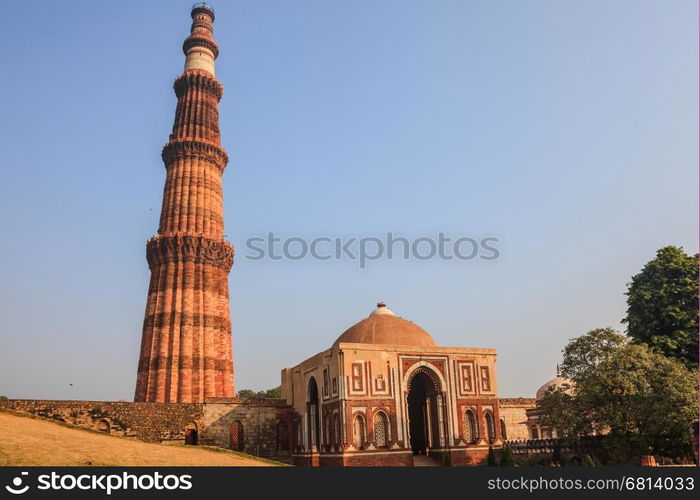 Qutub Minar in Delhi, India