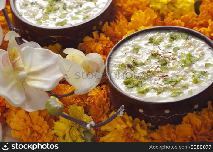 Rabri in a bowl