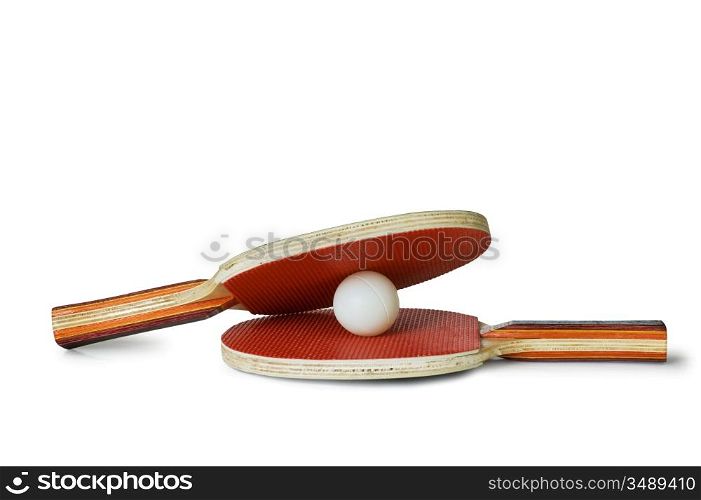 racquet tennis isolated on a white background