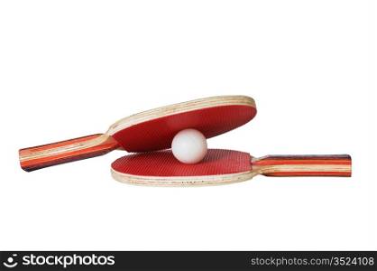 racquet tennis isolated on a white background