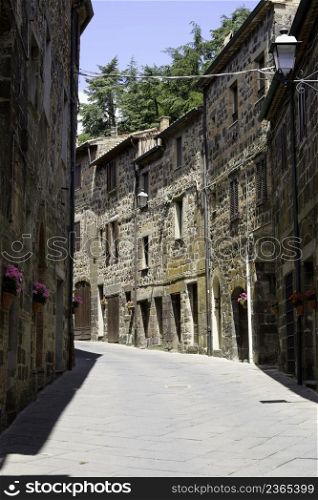 Radicofani, medieval town in the Siena province, Tuscany, Italy