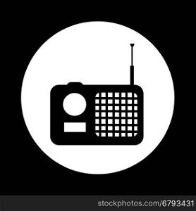 radio icon illustration design