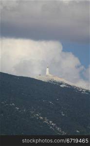 Radio transmitter on top of the Mont Ventoux France.