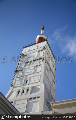 Radio transmitter on top of the Mont Ventoux France.