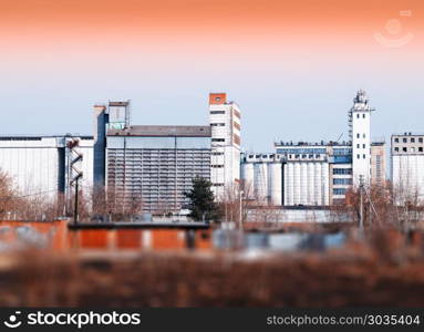 Radioactive factory industrial background. Radioactive factory industrial background hd