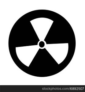 Radioactivity sign icon