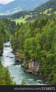 Rafting in Norway