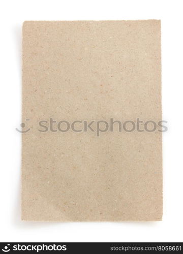 ragged paper isolated on white background