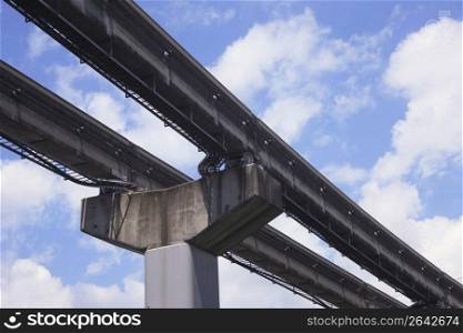 Rail of a monorail