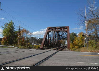 Railroad trestle, Rochester, New York