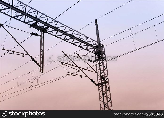 Railroad wires