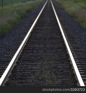 Railway tracks in Ontario