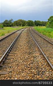 Railway Tracks on the main Melbourne to Sydney Trainline