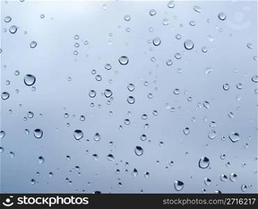Rain droplets. Rain water droplets useful as a background