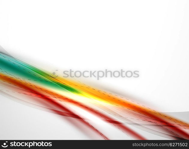 Rainbow color glossy silk elegant wave. Rainbow color glossy silk elegant wave. abstract background