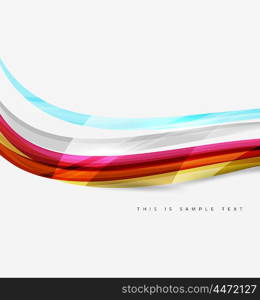 Rainbow color lines on white. Identity wave element. Rainbow color lines on white. Identity wave element. unievrsal presentation concept