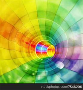 Rainbow colors abstract futuristic background 3d rendering. Rainbow colors abstract futuristic background