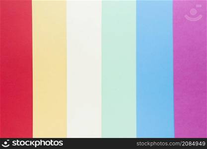 rainbow lgbt flag made colored paper