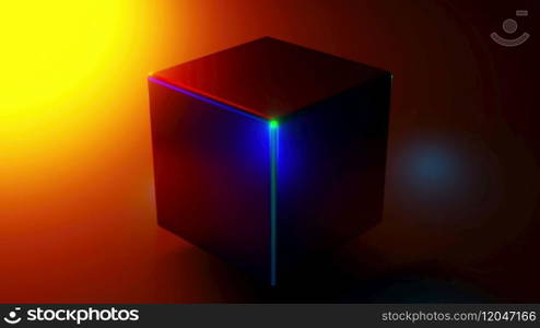 Rainbow light element. Computer generated 3d render Rainbow light element. Computer generated 3d render. Rainbow light element