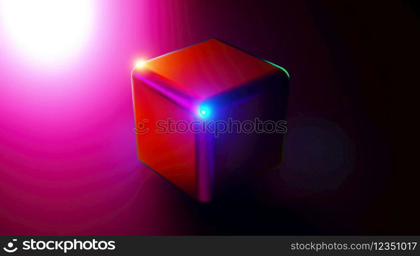 Rainbow light element. Computer generated 3d render Rainbow light element. Computer generated 3d render. Rainbow light element
