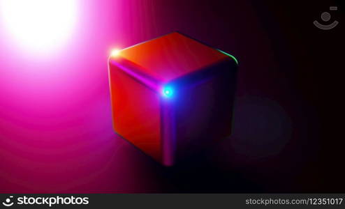 Rainbow light element. Computer generated 3d render Rainbow light element. Computer generated 3d render. Rainbow light element