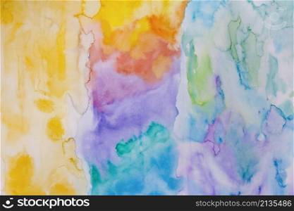 rainbow palette watercolour paint background