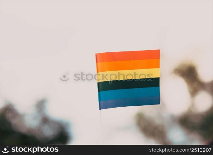 rainbow symbol at pride parade