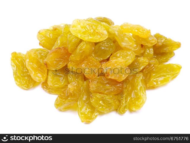 raisins isolated on a white background