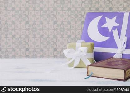 ramadan composition with gifts. Resolution and high quality beautiful photo. ramadan composition with gifts. High quality beautiful photo concept
