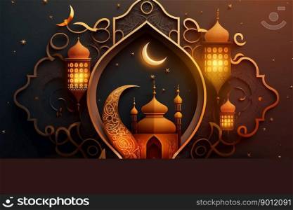 ramadan kareem -illustration created by generative AI