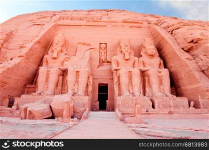 Rameses II temple at Abu Simbel, Egypt