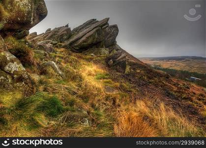 Ramshaw Rocks in Peak District National Park