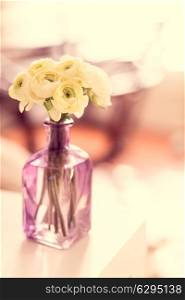 Ranunculus in a vase