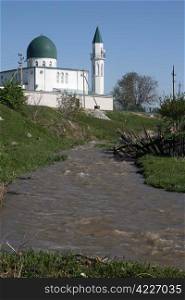 Rapid River flows from the Muslim Mosque