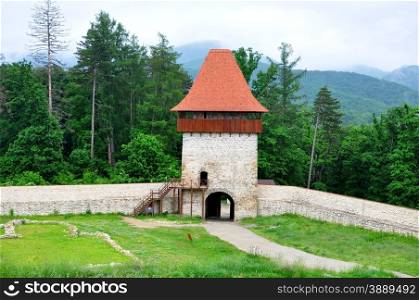 rasnov city romania fortress Citadel bathory tower landmark