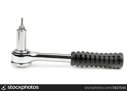 ratchet wrench isolated on white background