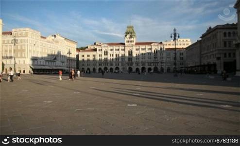 Rathaus auf dem Platz der Einheit (Piazza dell&#8217;Unita d&#8217;Italia ), in Triest.