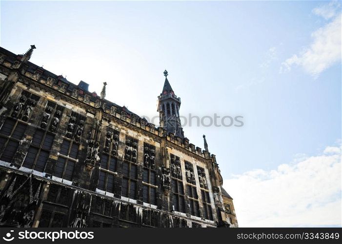 Rathaus in Aachen Germany