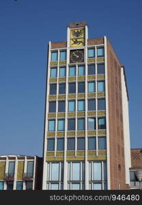 Rathaus (meaning city hall) in Dueren, Germany. Rathaus (city hall) in Dueren