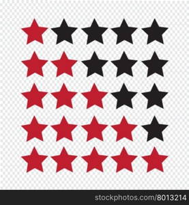 Rating stars icon