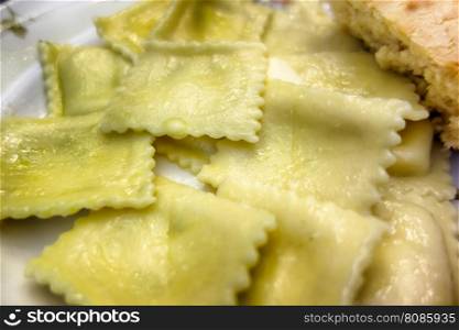 Ravioli pasta - italian food
