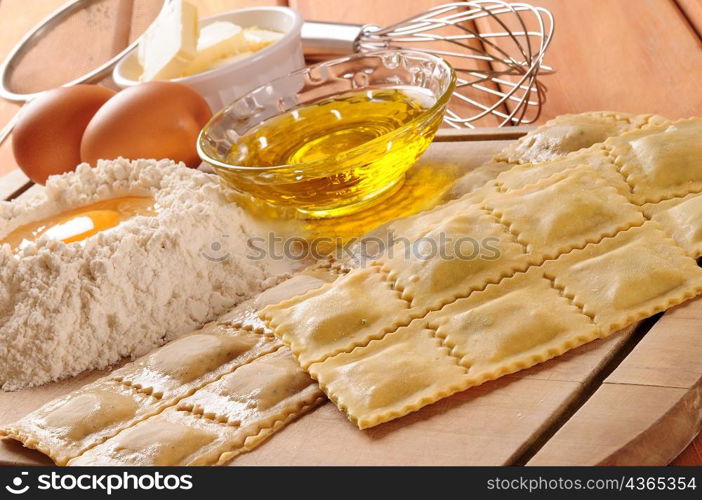 Raviolis.