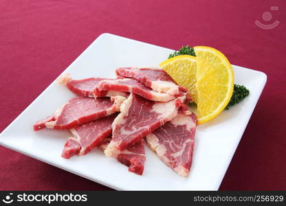 Raw beef