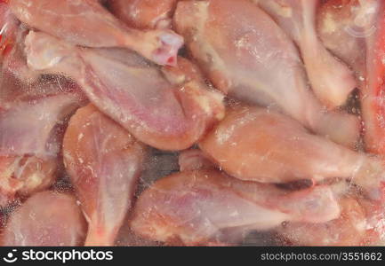 Raw chicken