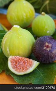 Raw fresh and tasty fig fruits from south of italy
