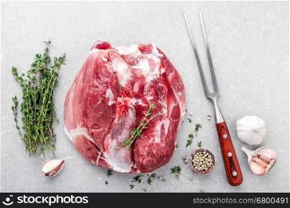 raw fresh cut of meat