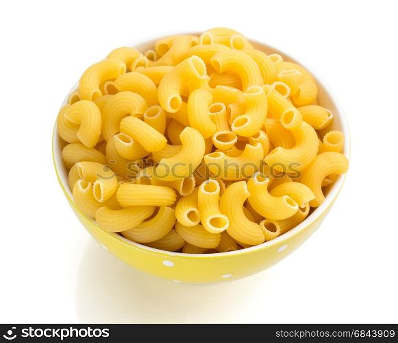 raw pasta isolated on white . raw pasta isolated on white background