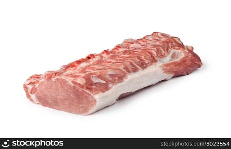 raw pork meat. raw pork meat isolated on white
