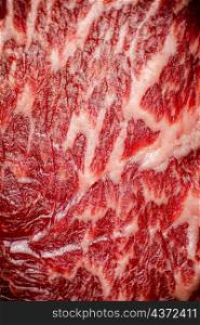 Raw steak. Macro background. The texture of the meat. High quality photo. Raw steak. Macro background. The texture of the meat.